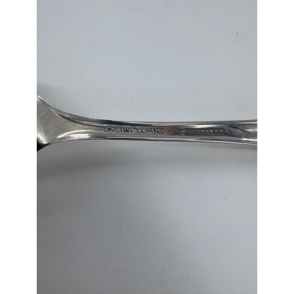 Oneida Community Stainless‎ My Rose Serving Spoon Dining Flatware